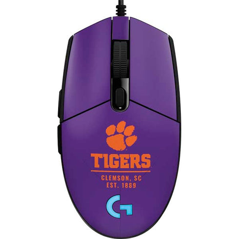 Clemson University Tigers Est 1889 G203 Prodigy RGB Wired Gaming Mouse Skin